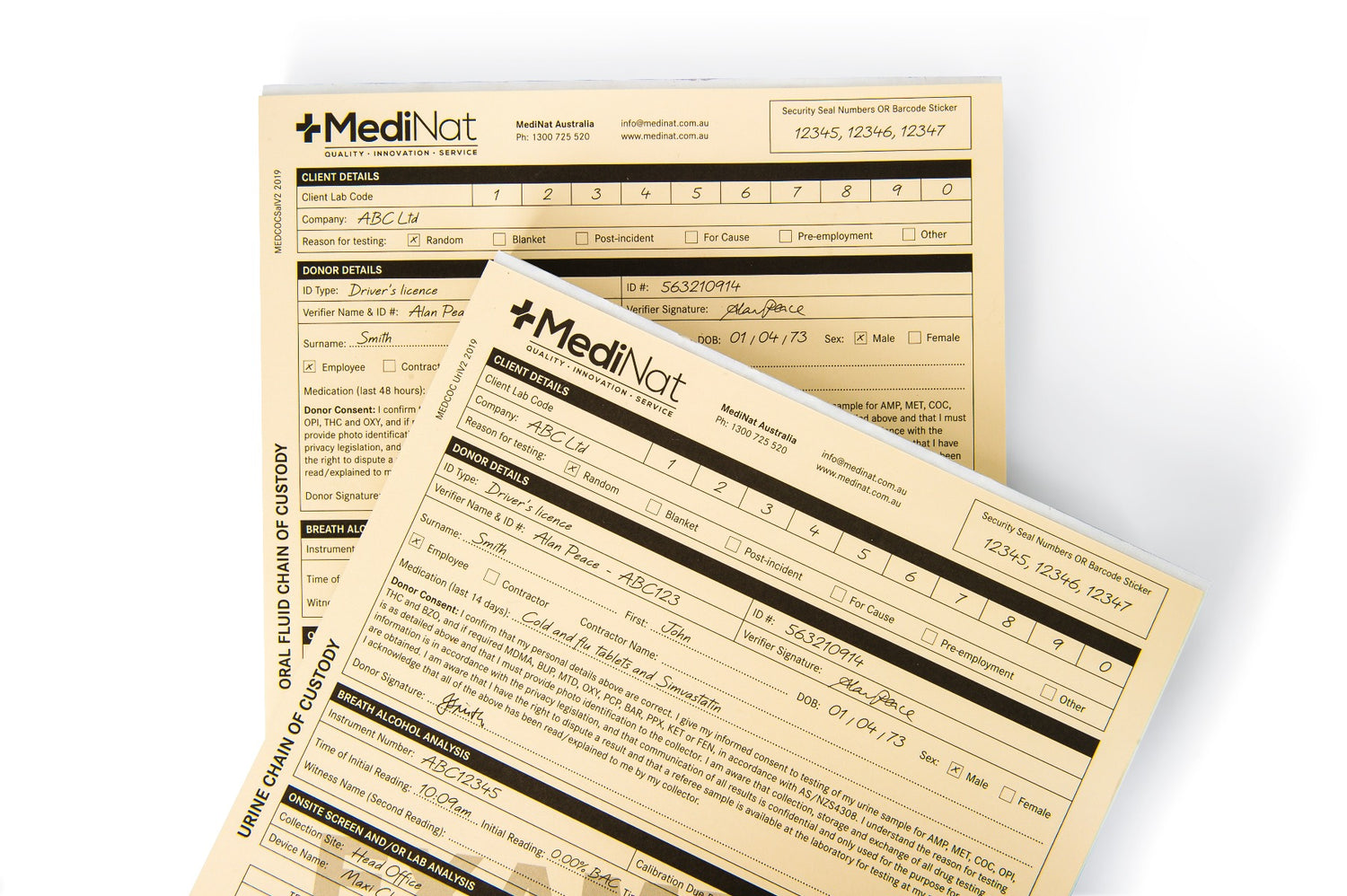 Chain of Custody Request Form